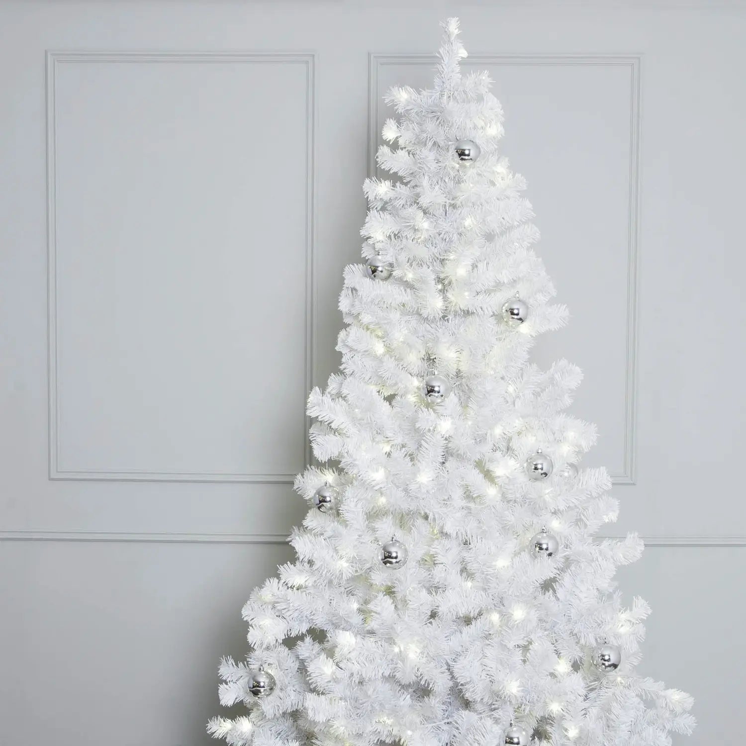 B-Ware Star Trading Weißer Led Tannenbaum Weihnachtsdeko Ottawa Für Außen 2,1m 260 Led
