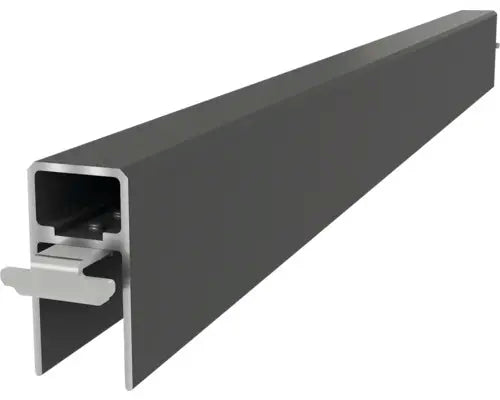 B-Ware Konsta Profil Leiste Startprofil Endprofil Verto Anthrazit Zaun Alu 28 Stück - 4306516692941