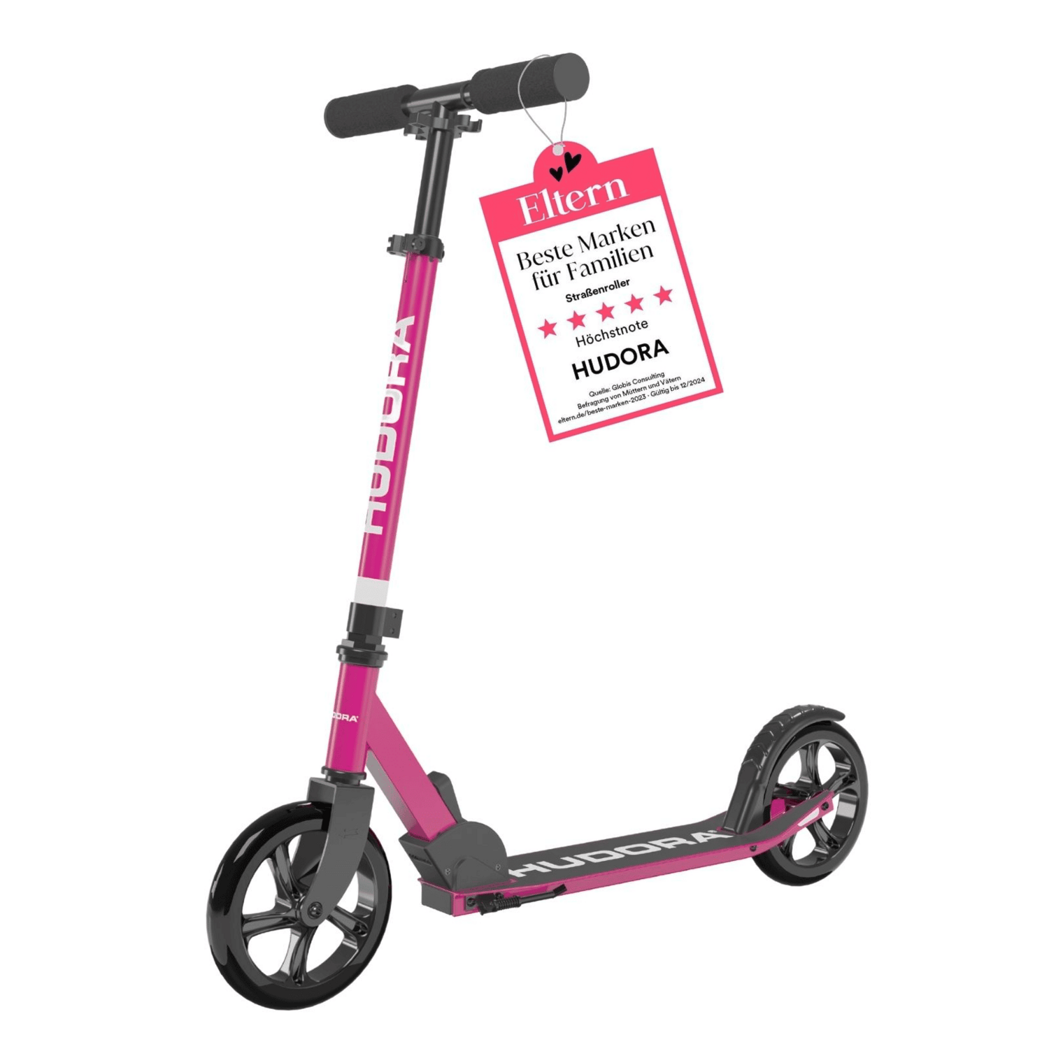 Trottinette Hudora Start 200 rouge pour enfants (article de seconde main), trottinette pliable et citadine.