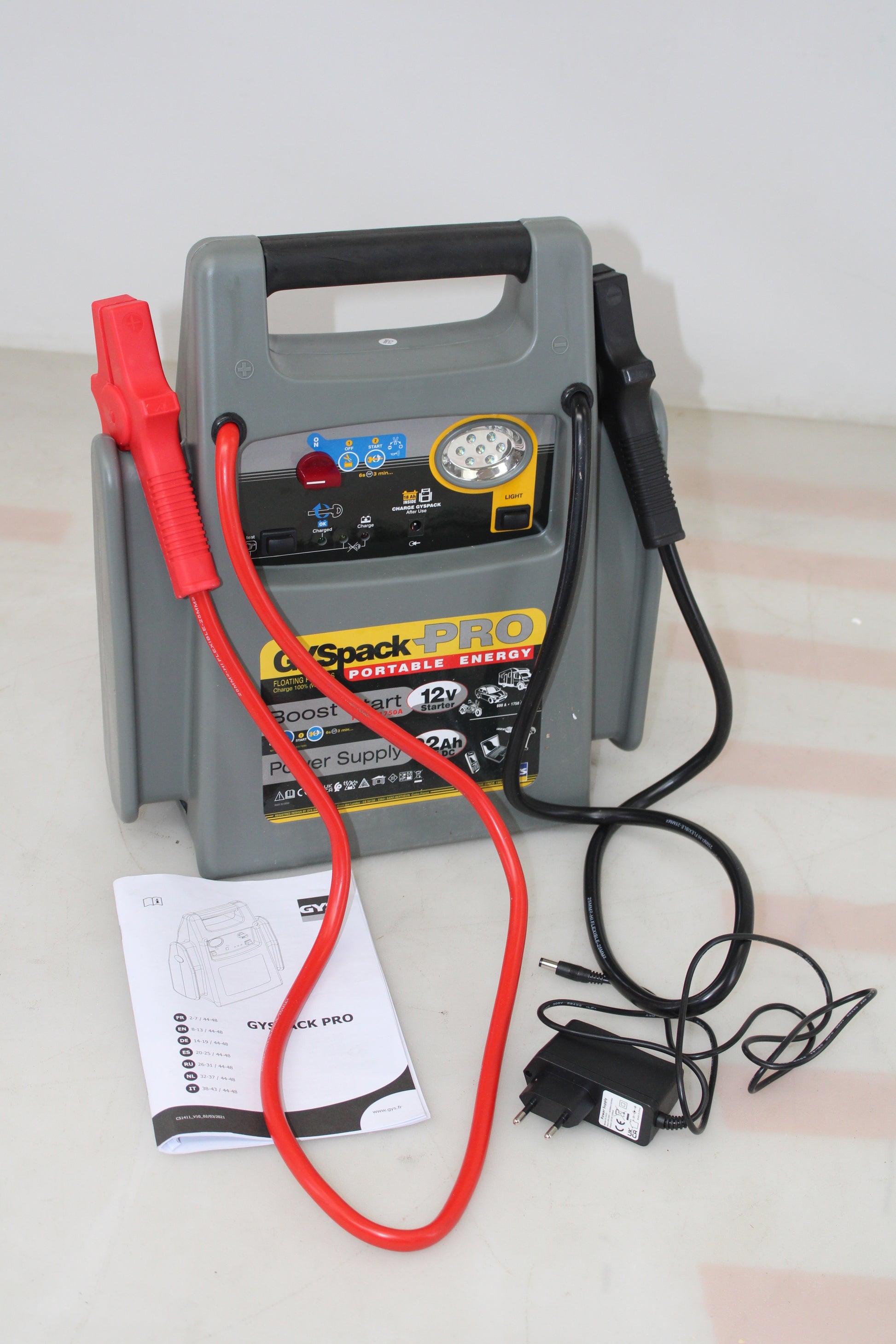 GYS Pack Pro 026155 Schnellstartsystem Starthilfestrom 12 V Stromspender Auto - 3154020026155