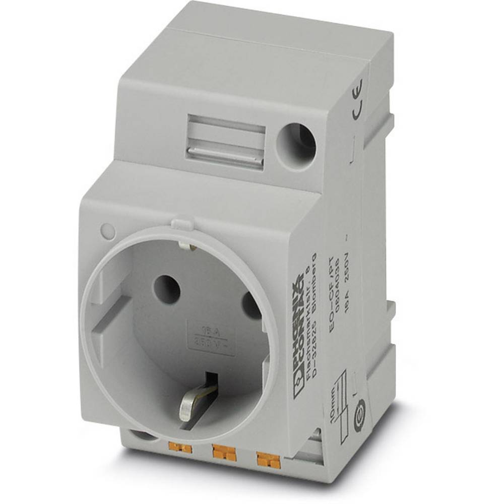 Phoenix Contact Schaltschrank Steckdose Dose EO-CF/PT Grau PA 60mm 45mm 4 STÜCK - 4055626225784