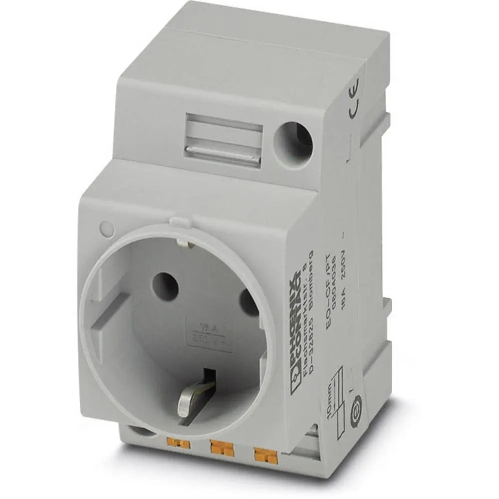 B-Ware Phoenix Contact Schaltschrank Steckdose Dose Eo Cf/Pt Grau Pa 60mm 45mm 4 Stück - 4055626225784