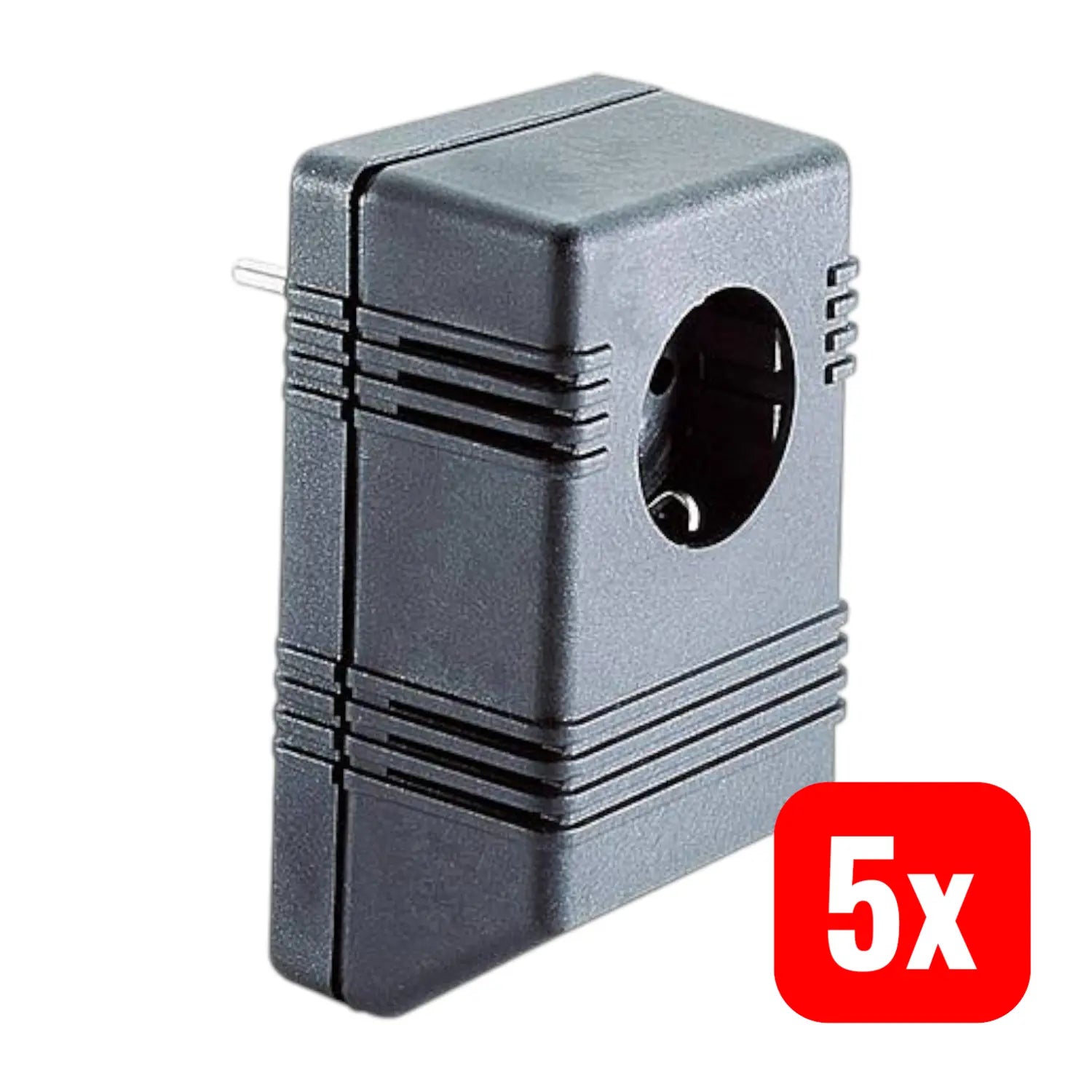 B-Ware Strapubox Sg722 Stecker Gehäuse 126 X 75 X 53 Kunststoff Schwarz 5 Stück - 4016138129687