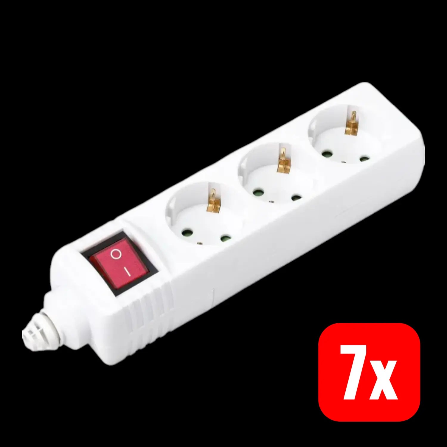 B-Ware Sygonix Steckerleiste 3x Mit Schalter Mehrfachsteckdose Steckdosenleiste 7 Stück - 4064161177366