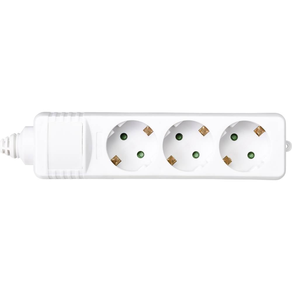 B-Ware Sygonix Bt 2372208 Steckdosenleiste 3fach Weiß Steckdose 40 Stück - 4064161177342