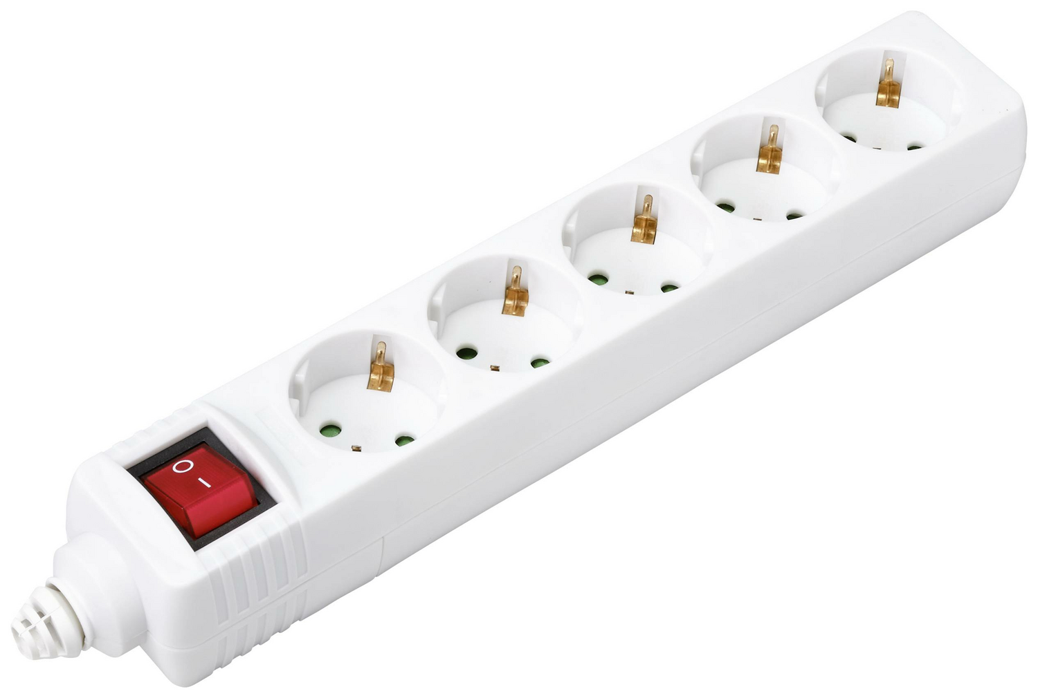 B-Ware Sygonix Steckdosenleiste Steckdosen Steckleiste Mit Schalter 5fach Weiß 50 Stück - 4064161177373