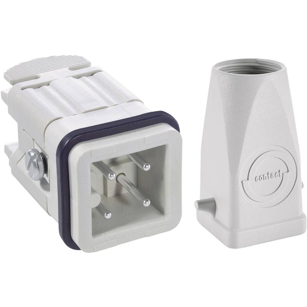 LAPP Steckverbinder Set Verbindungssatz EPIC-KIT H-A 3 Grau Schrauben PE 4 SETS - 4044774773421