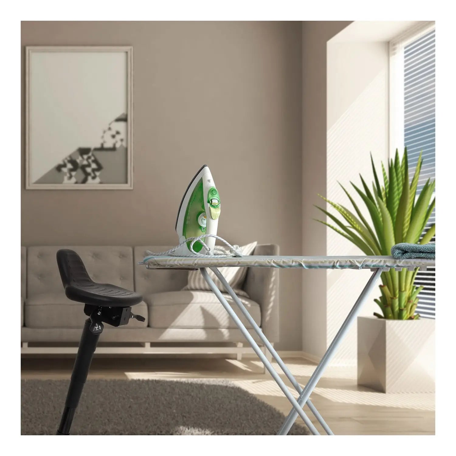 B-Ware Hjh Office Stehhilfe Stehsitz Arbeitsstuhl Top Work 34 Schwarz Rückenstütze