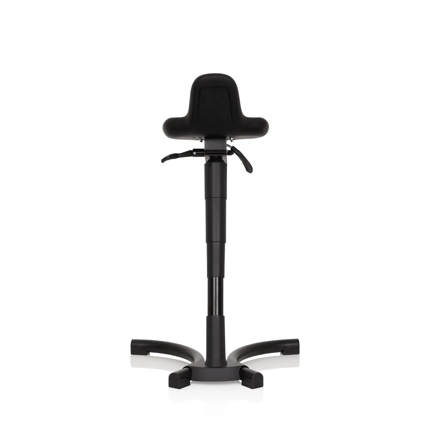 B-Ware Hjh Office Stehhilfe Stehsitz Arbeitsstuhl Top Work 34 Schwarz Rückenstütze