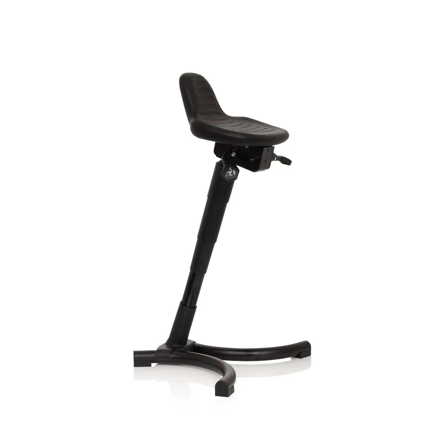 B-Ware Hjh Office Stehhilfe Stehsitz Arbeitsstuhl Top Work 34 Schwarz Rückenstütze