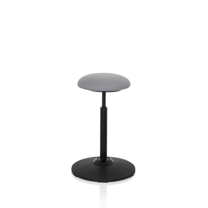 Hjh Office Stehhocker Stehhilfe Balance Sit Hocker Stoff Grau Höhenverstellbar B-Ware - 4251084676582