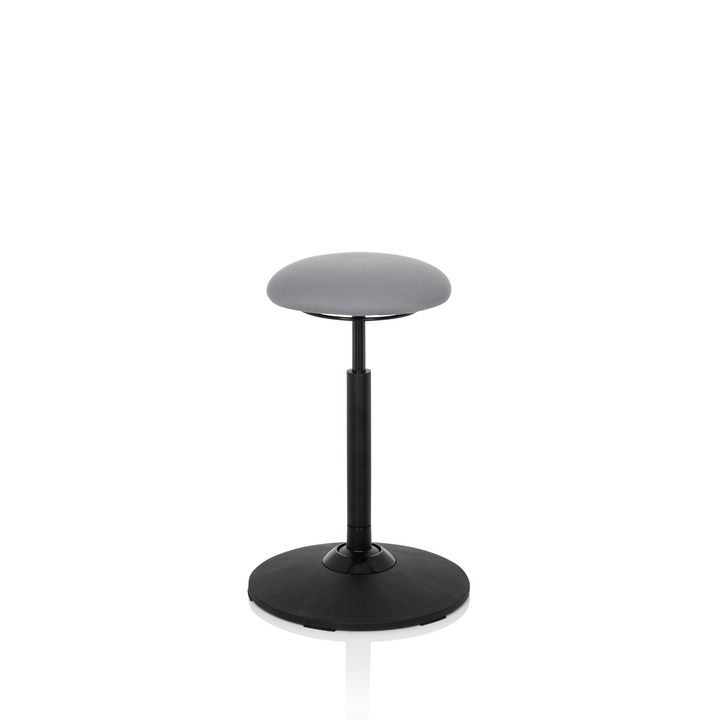 Hjh Office Stehhocker Stehhilfe Balance Sit Hocker Stoff Grau Höhenverstellbar B-Ware - 4251084676582