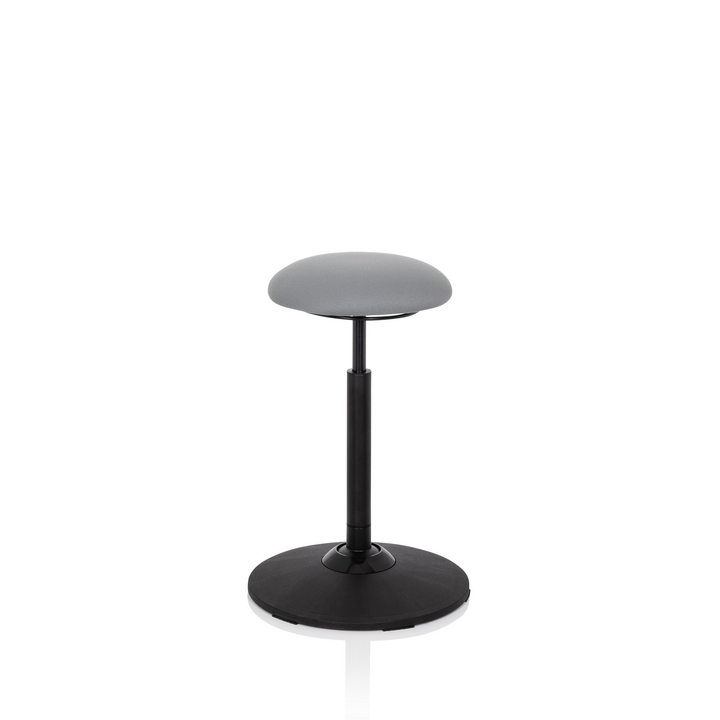 Hjh Office Stehhocker Stehhilfe Balance Sit Hocker Stoff Grau Höhenverstellbar B-Ware - 4251084676582