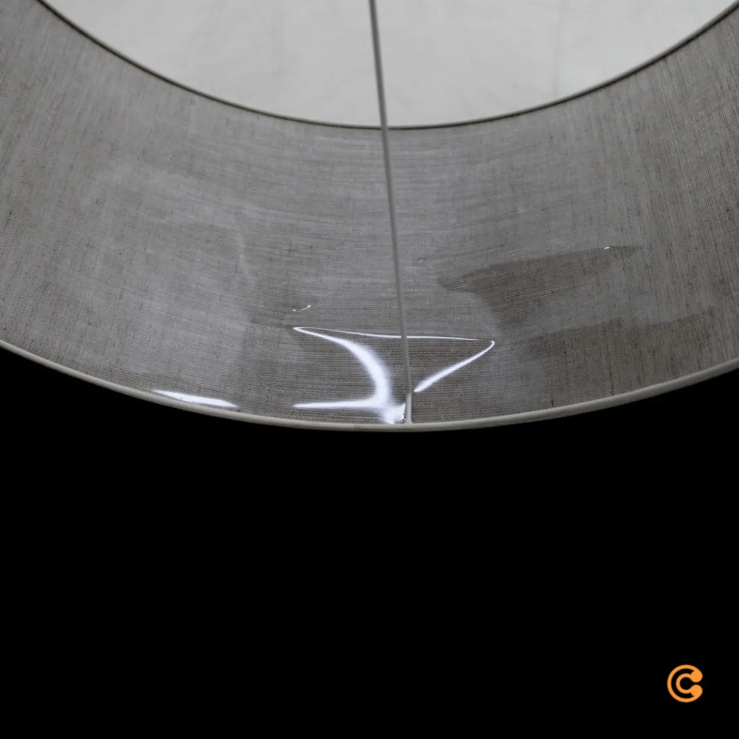 B-Ware Euluna Stehlampe Canvas Stehlampe Standleuchte  Eichenholz Beige Siehe Text/Foto - 5904496510409