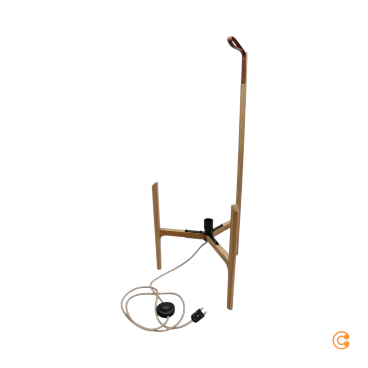 Carpyen Stehlampe Stehleuchte Greta Naturfaser Eichenholz Lampe SIEHE TEXT/FOTO - 8435579807033