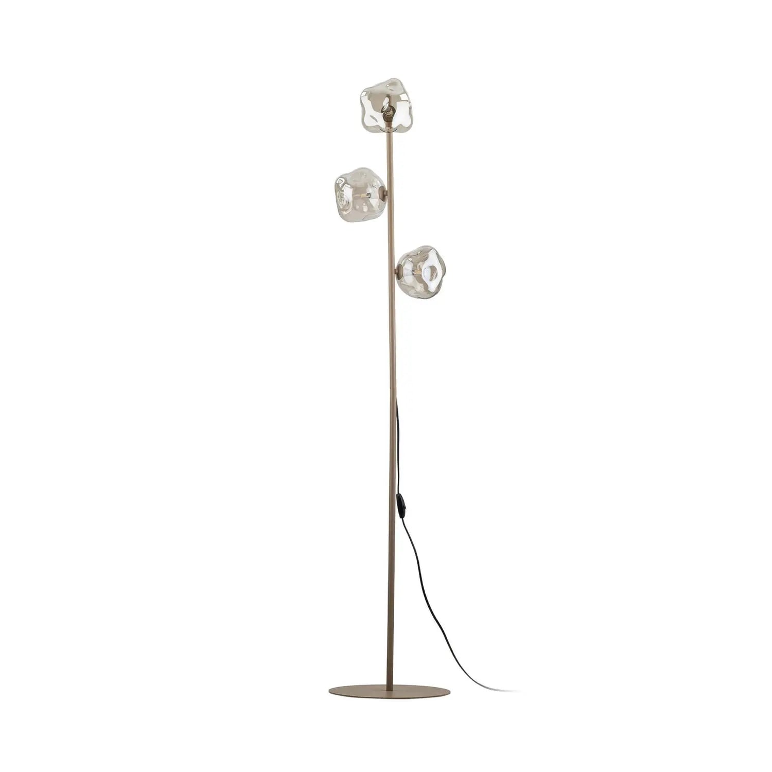 B-Ware Stehlampe Stehleuchte Lava Glas Sand Cognac G9 Wohnzimmer Beleuchtung942 - 5906135161539