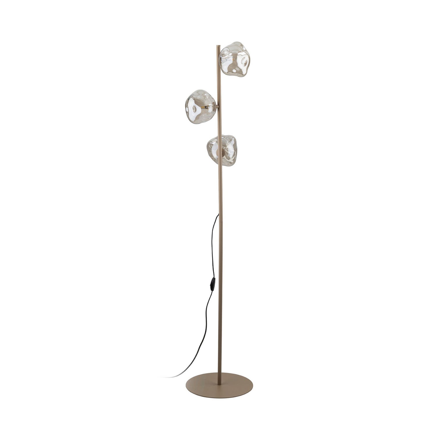 B-Ware Stehlampe Stehleuchte Lava Glas Sand Cognac G9 Wohnzimmer Beleuchtung942 - 5906135161539