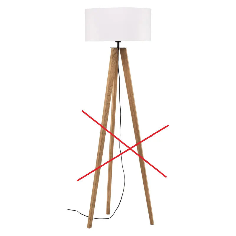B-Ware Euluna Stehlampe Maira Stehleuchte Standleuchte Lampe Eiche Weiß Siehe Text/Foto - 5904496510157