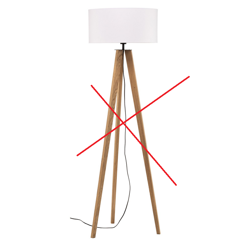 Euluna Stehlampe Maira Stehleuchte Standleuchte Lampe Dreibein Siehe Text/Foto C-Ware - 5904496510157