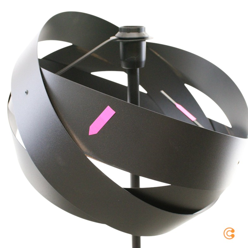 Stehlampe Tornado Schwarz Stehleuchte Lampe Leuchte Leselampe Siehe Text/Foto C-Ware - 5900108501629