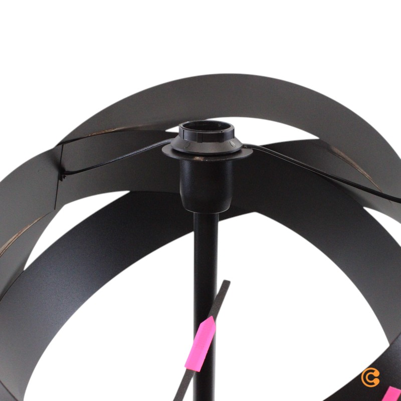 Stehlampe Tornado Schwarz Stehleuchte Lampe Leuchte Leselampe Siehe Text/Foto C-Ware - 5900108501629