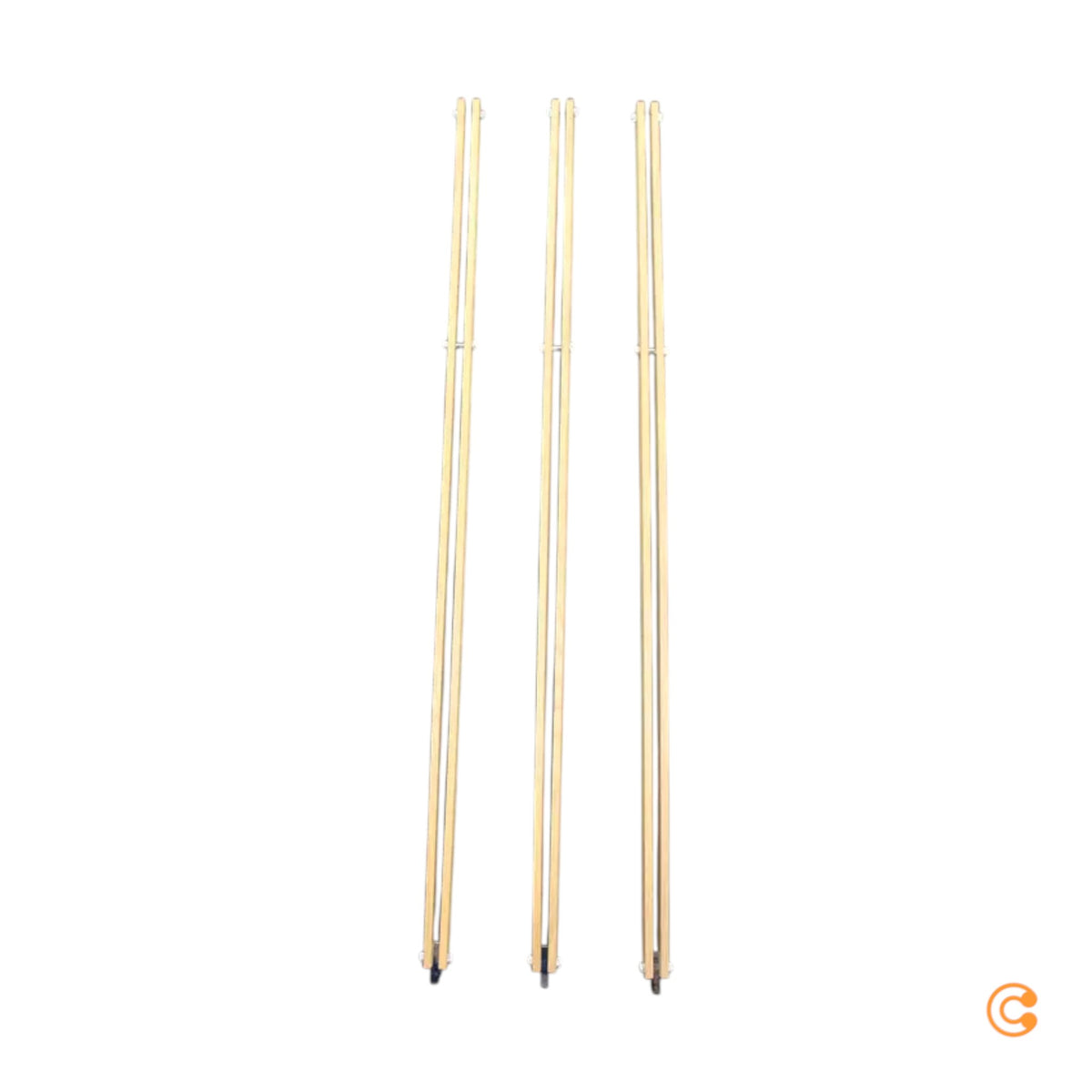 Argon Stehleuchte Standlampe Amur Dreibein Holzgestell schwarz SIEHE TEXT/FOTO - 5902553231243