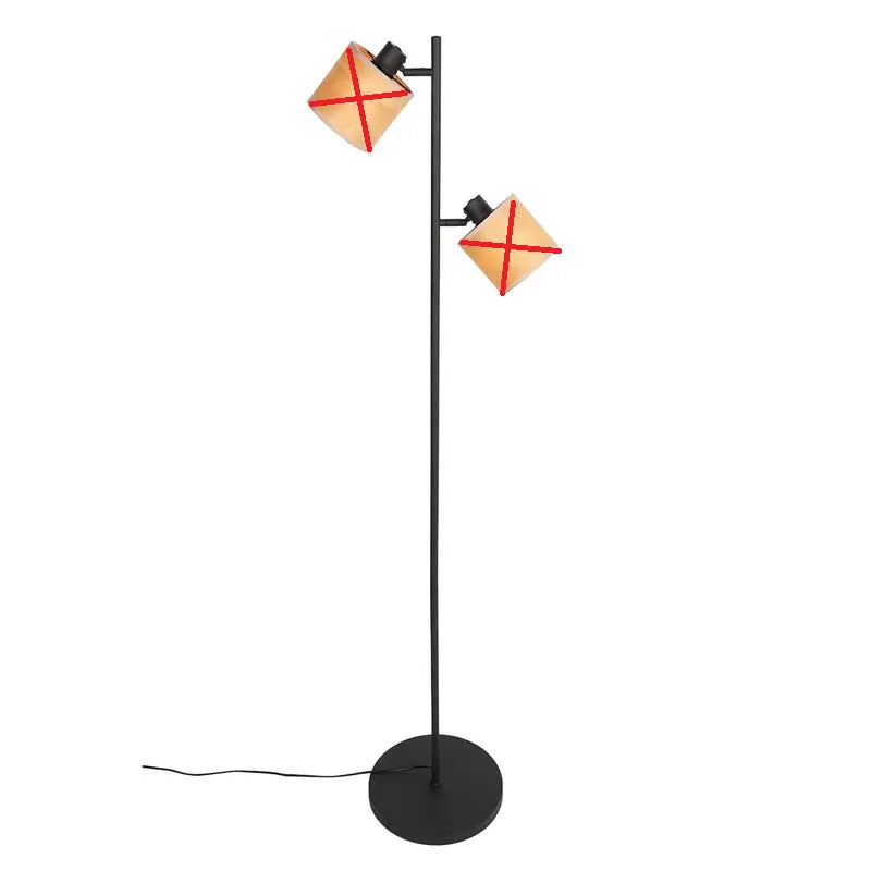 B-Ware Steinhauer Stehleuchte Bambus 2 Flammig Stehlampe Leselampe E14 Siehe Text/Foto - 8712746171457