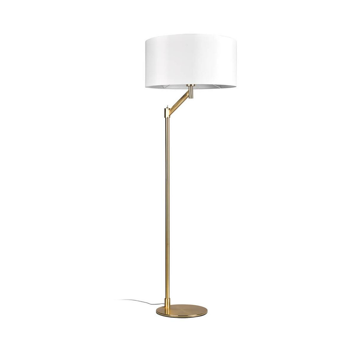 B-Ware Trio Stehleuchte Cassio Stehlampe Standleuchte Led Webstoff Stahl 1 Flammig Gold - 4017807539455