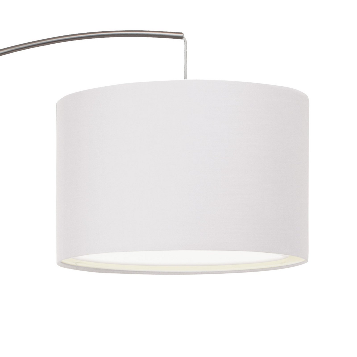 B-Ware Brilliant Klassische Bogenleuchte Clarie Stehleuchte Stehlampe Standleuchte Weiß - 4004353158650