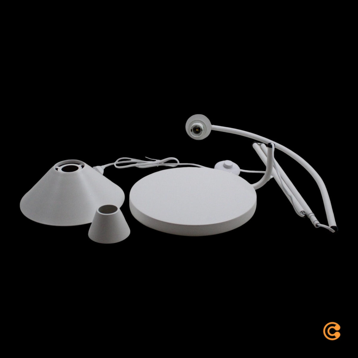 Nordlux Stehleuchte Lampe Dial weiß schwenkbarer Kopf E27 mit Schalter 150cm417 - 5704924012082