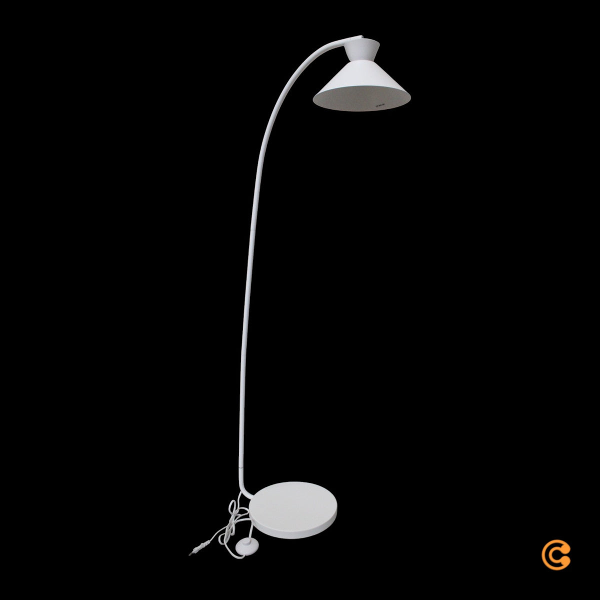 Nordlux Stehleuchte Lampe Dial weiß schwenkbarer Kopf E27 mit Schalter 150cm417 - 5704924012082