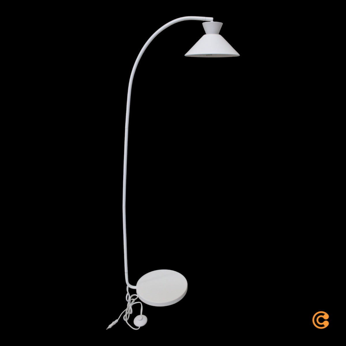 Nordlux Stehleuchte Lampe Dial weiß schwenkbarer Kopf E27 mit Schalter 150cm417 - 5704924012082