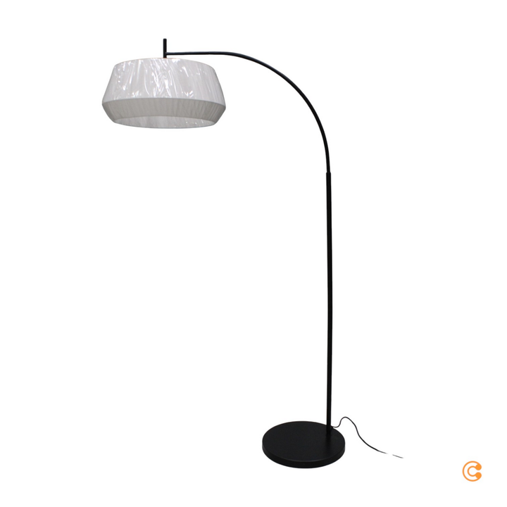 Nordlux Stehleuchte Stehlampe Lampe Leuchte Dicte Handgebundener Schirm Weiß E27 B-Ware - 5704924005596