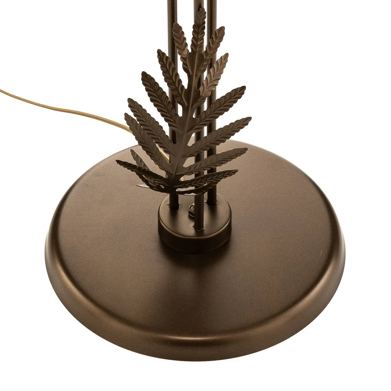 B-Ware Stehleuchte Bodenlampe Dubai Blätteroptik Leuchte Eisen Bronze E27 Led Schalter - 8030626540392