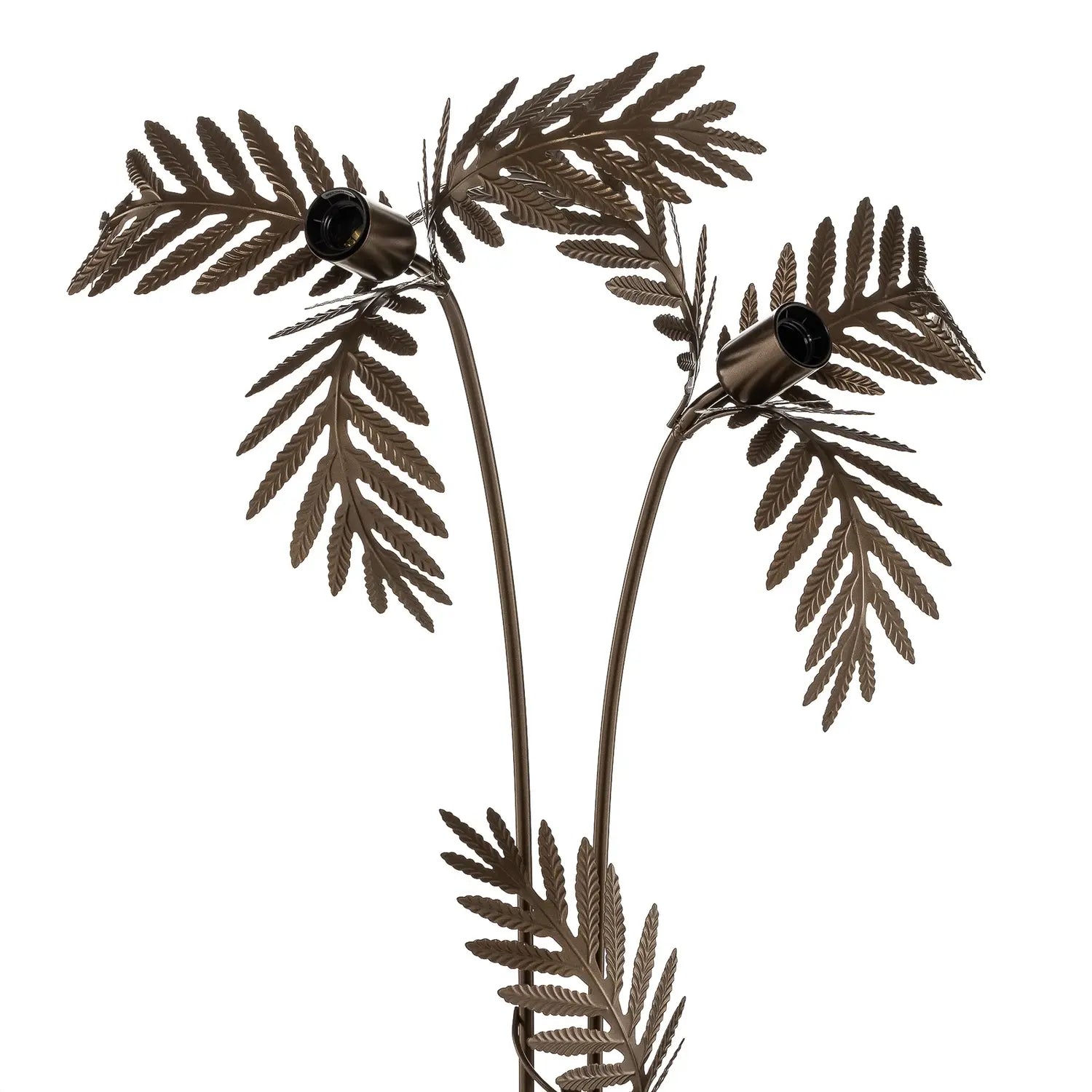 B-Ware Stehleuchte Bodenlampe Dubai Blätteroptik Leuchte Eisen Bronze E27 Led Schalter - 8030626540392
