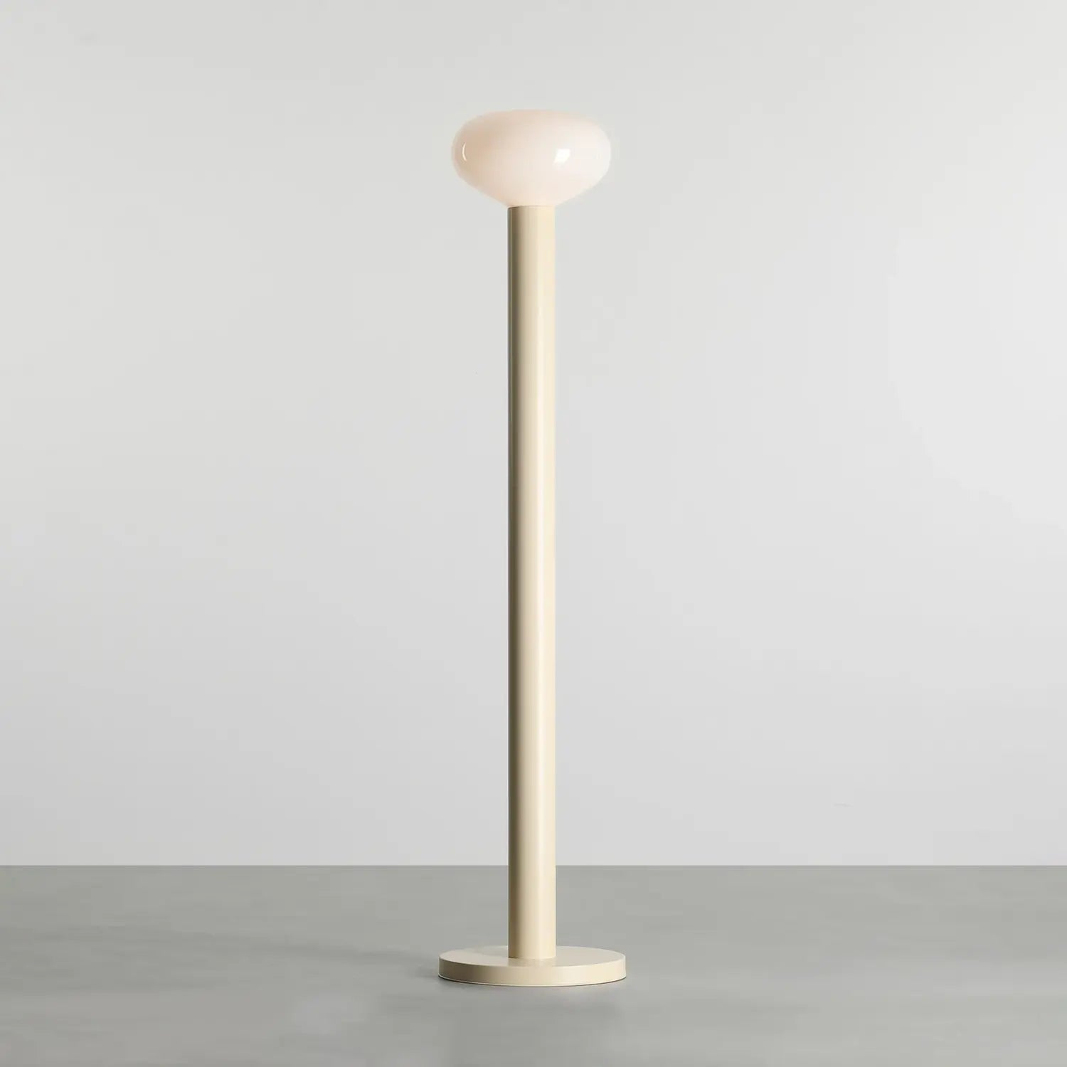 B-Ware Stehleuchte Standlampe Flo Beige Glas Metall 138 Cm E14 Led Lampe Schalter - 5904798661649