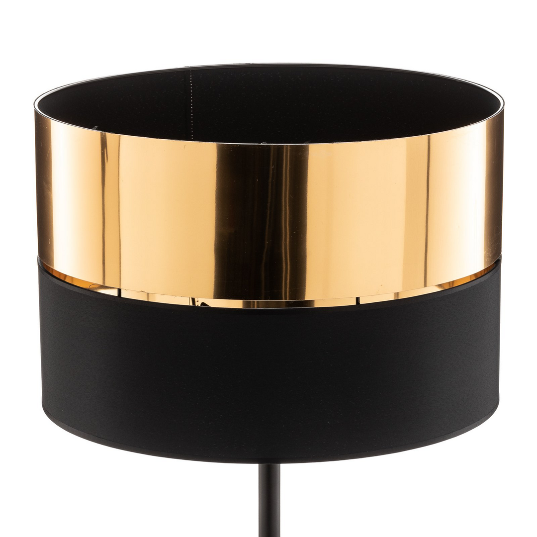 Euluna Stehleuchte Hilton, Schwarz/Gold Stehlampe Lampe Leuchte E27 60 W Ip20765 B-Ware - 5901780554651