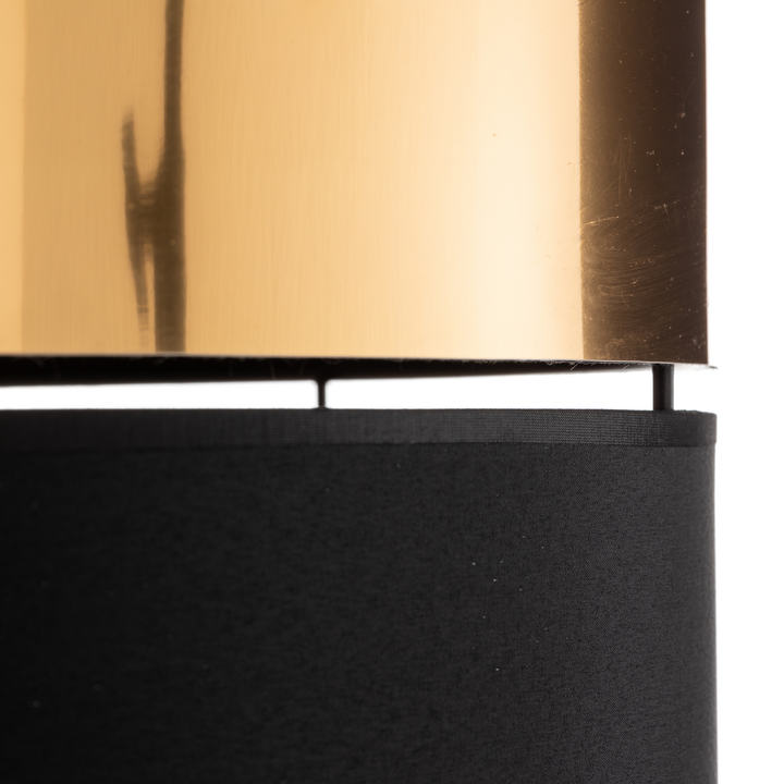 Euluna Stehleuchte Hilton, Schwarz/Gold Stehlampe Lampe Leuchte E27 60 W Ip20765 B-Ware - 5901780554651