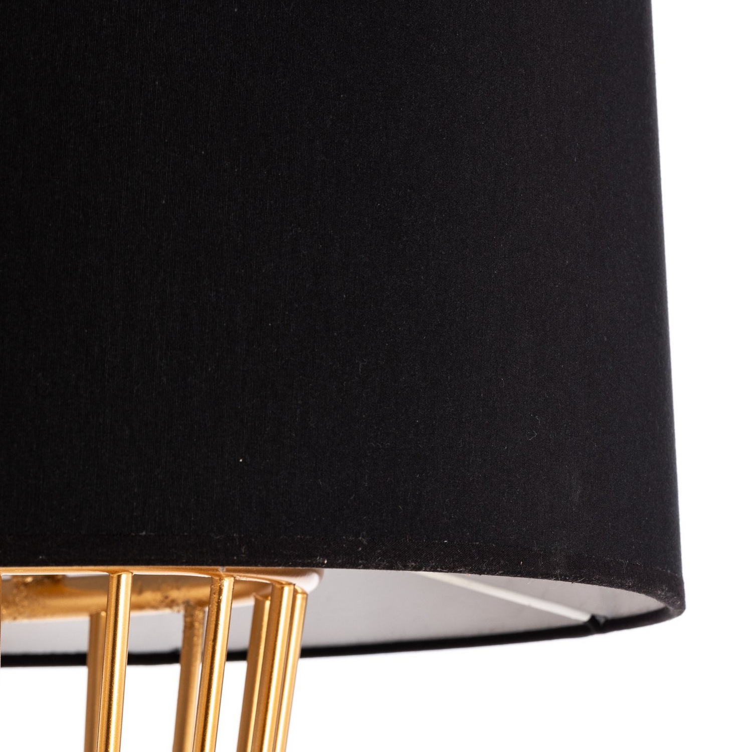 B-Ware Hlm Stehleuchte Lampe Bodenleuchte Hlm 9073 1 Bsa Gold Schwarz E27 Metall Textil