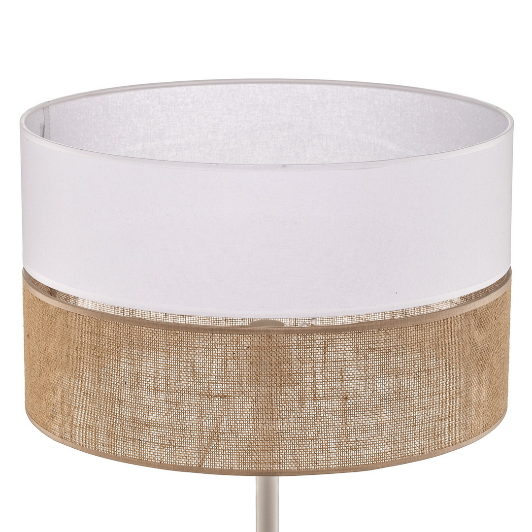Stehleuchte Linobianco, Schirm Aus Stoff Und Jute Stehlampe Lampe Leuchte Spot B-Ware - 5901780552411