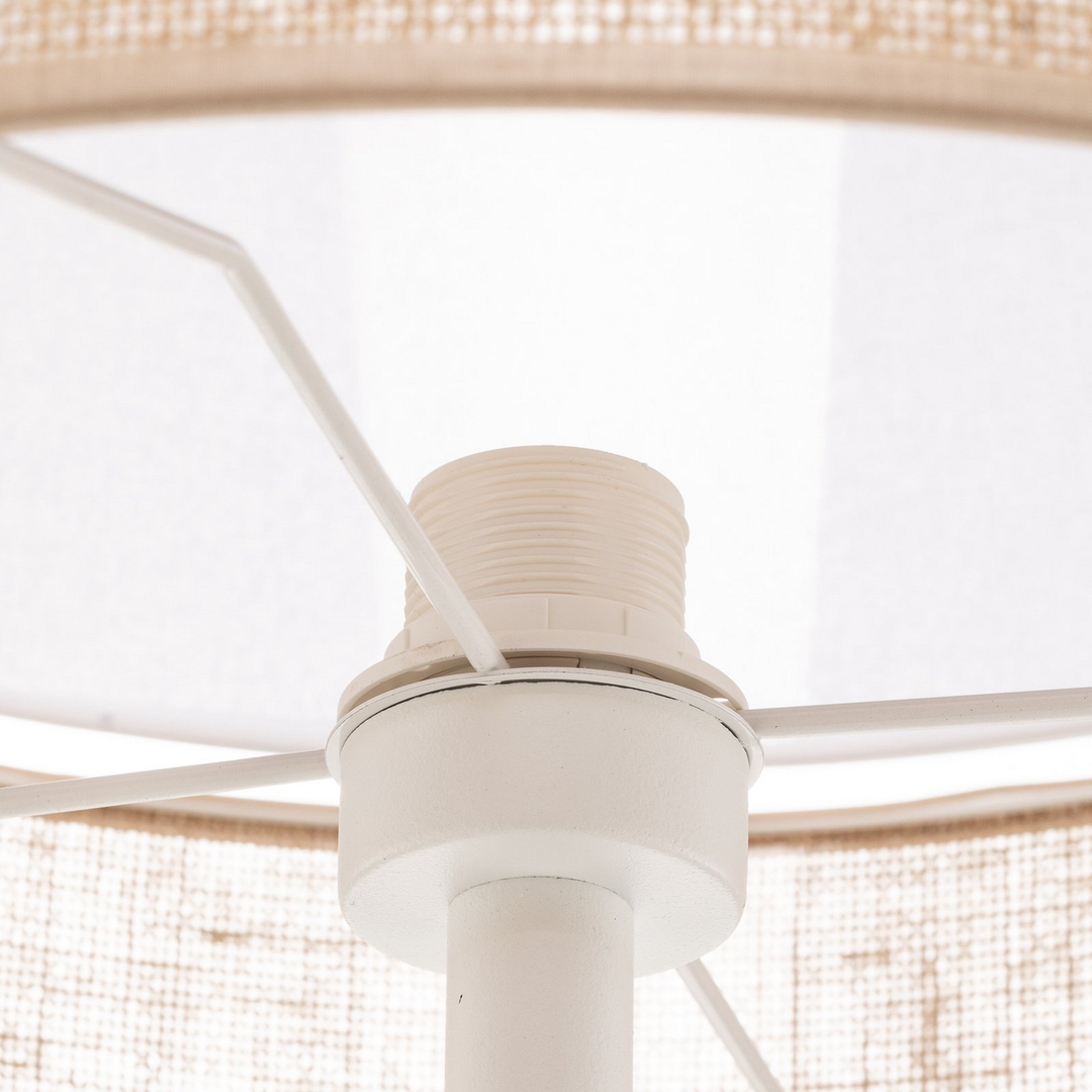 Stehleuchte Linobianco, Schirm Aus Stoff Und Jute Stehlampe Lampe Leuchte Spot B-Ware - 5901780552411