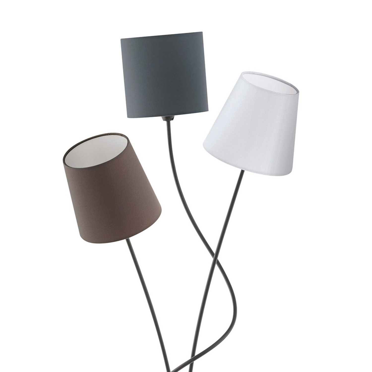 Zipcode Design Macey Led Stehleuchte Leselampe Standleuchte 3 Flammig Mehrfarbig B-Ware - 9002759949952