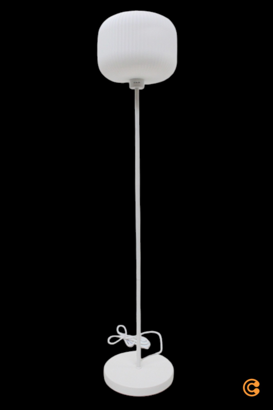 B-Ware Nordlux Stehleuchte Milford Standleuchte Stehlampe Wohnzimmerlampe E27 Weiß Glas - 5701581463882