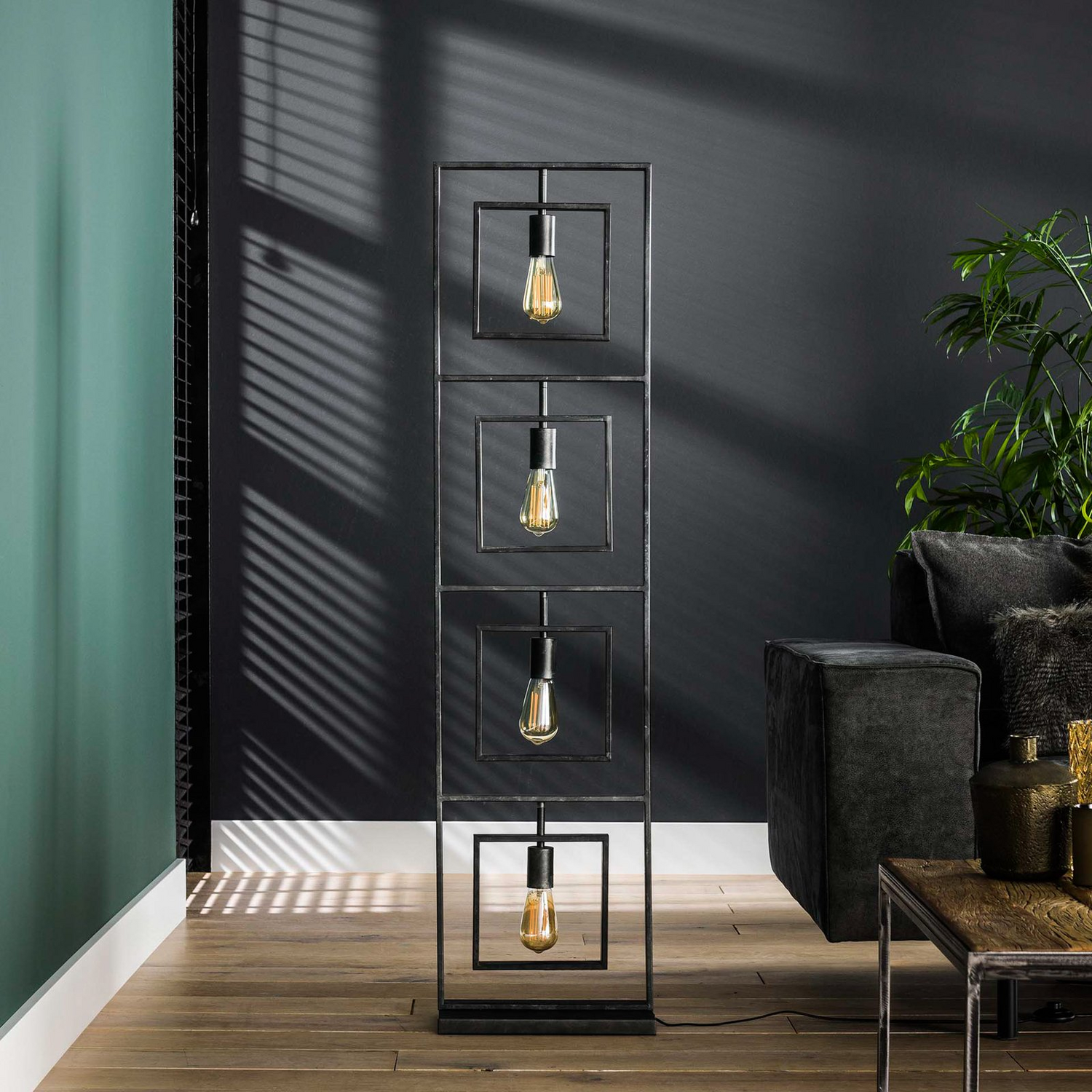 B-Ware Stehleuchte Nestoy Stehlampe Lampe Leuchte Leselampe 4 Flammig Led E27