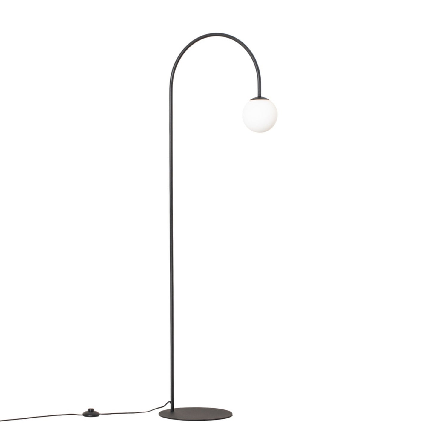 B-Ware Stehleuchte Lampe Nova Glas Metall Schwarz Weiß Wohnzimmer 155cm E14 Led Leuchte - 5905563004708
