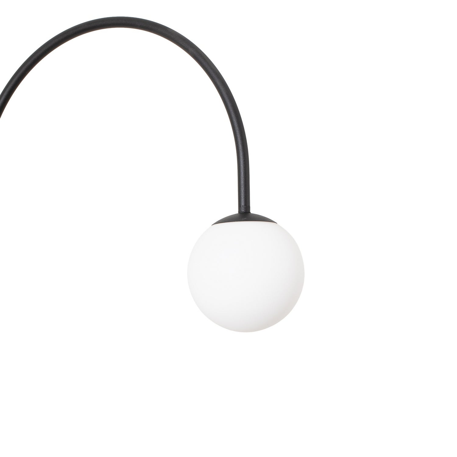 B-Ware Stehleuchte Lampe Nova Glas Metall Schwarz Weiß Wohnzimmer 155cm E14 Led Leuchte - 5905563004708