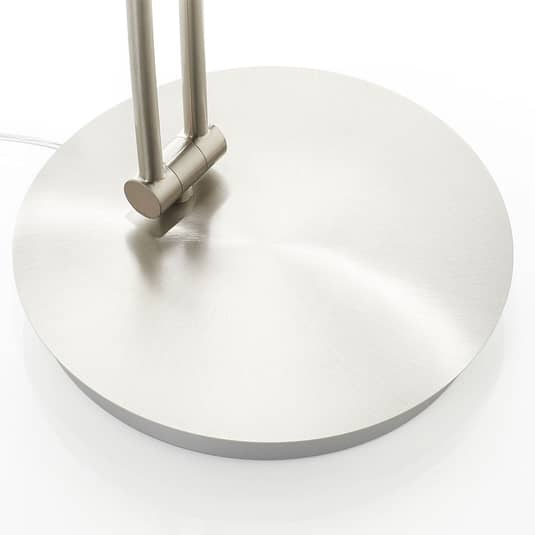 B-Ware B Leuchten Ohio Stehleuchte Stehlampe Tischlampe Lampe Leuchte 20 W Nickel/Chrom - 4045542211619