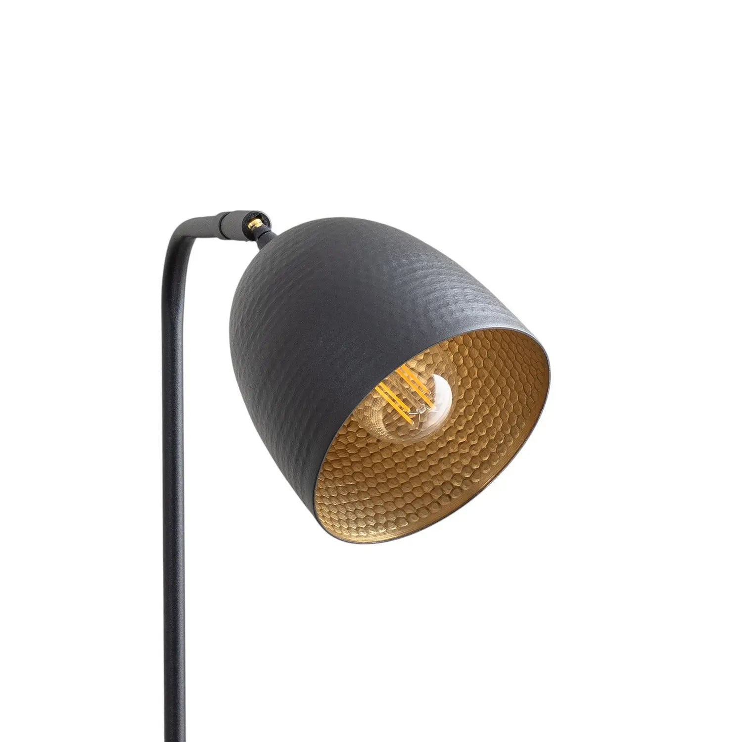 B-Ware Stehlampe Stehleuchte Tattoo 4090 Schwarz Metall Standlampe E27 Led Schalter - 8682870815889