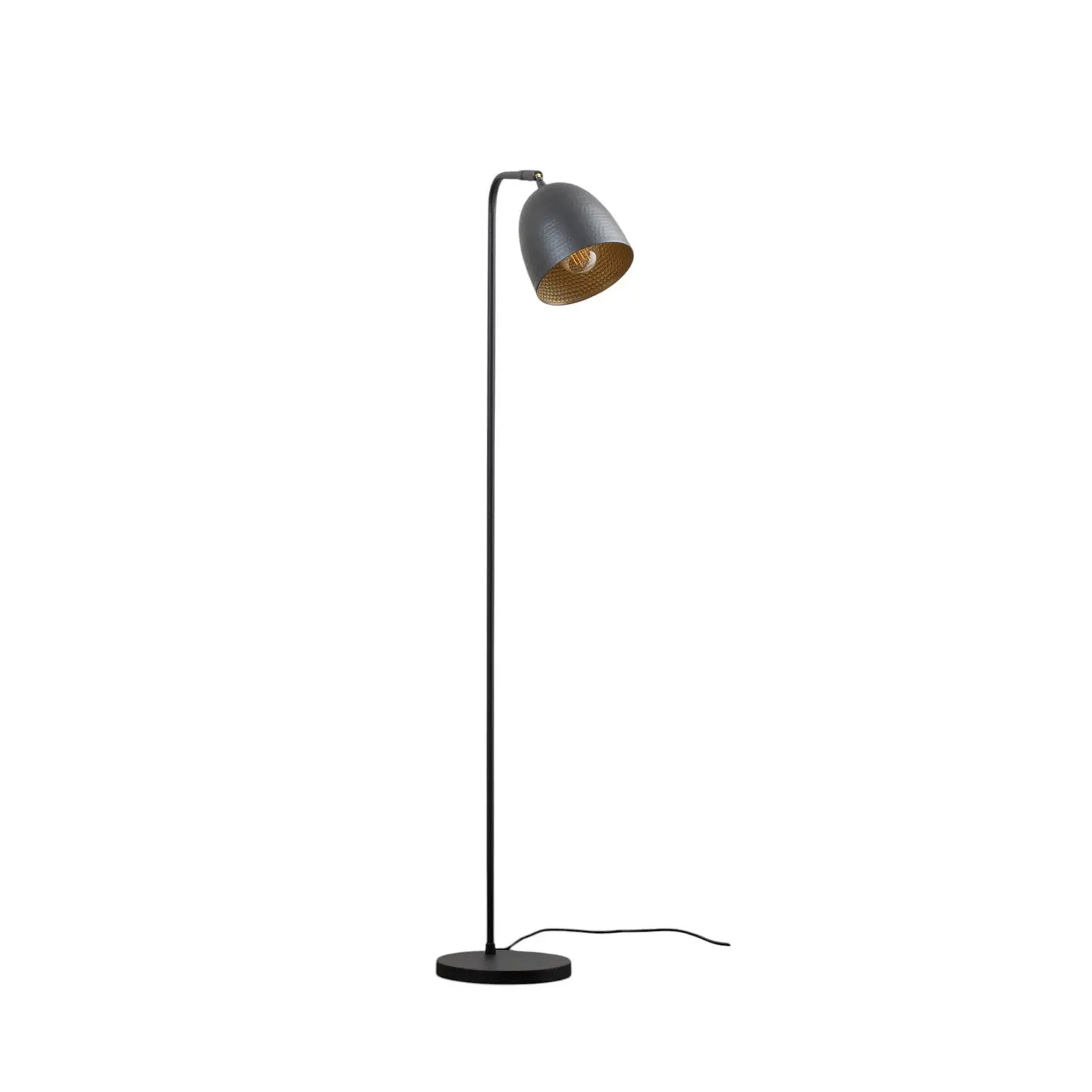 B-Ware Stehlampe Stehleuchte Tattoo 4090 Schwarz Metall Standlampe E27 Led Schalter - 8682870815889