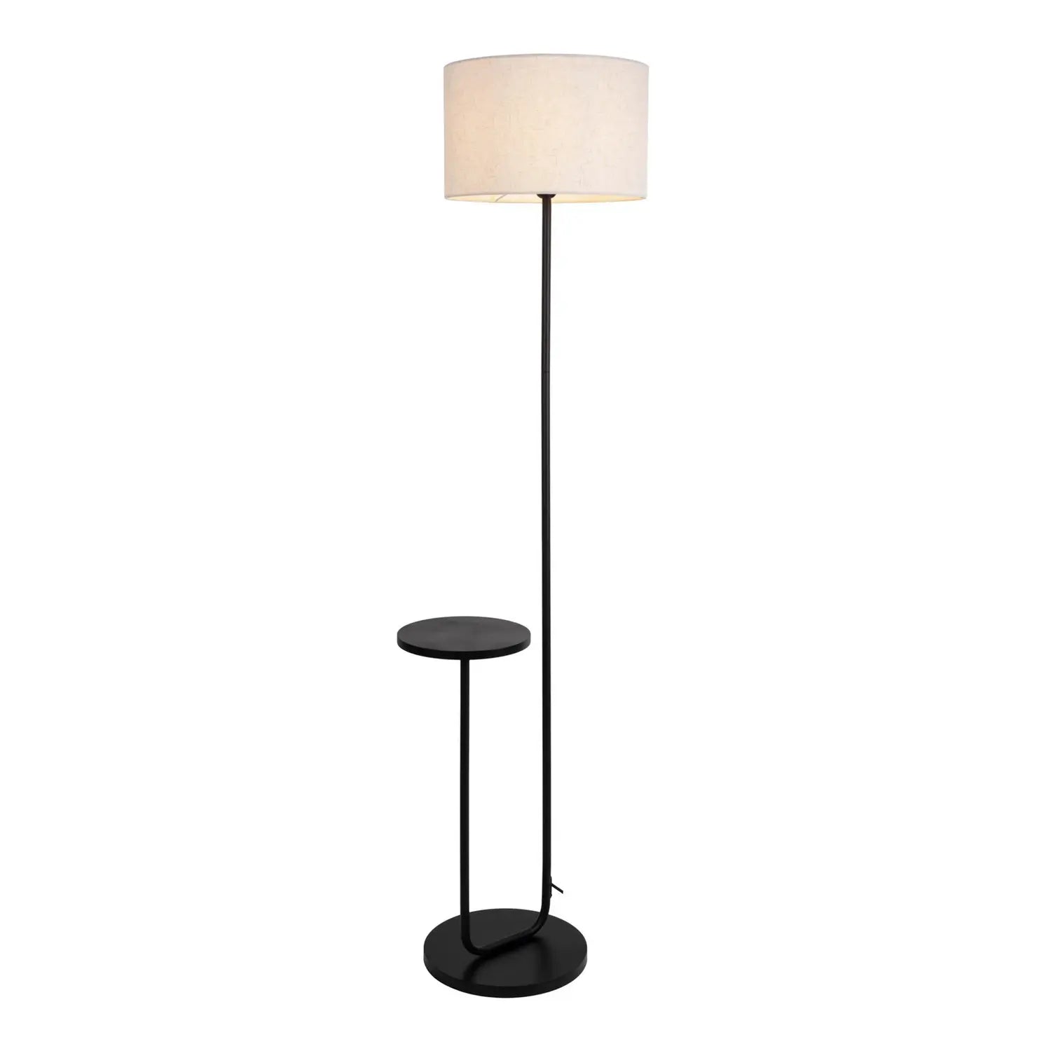 B-Ware Näve Stehleuchte Lampe Tischleuchte Tordis E27 Metall Schwarz 157cm Innen - 4003222892701
